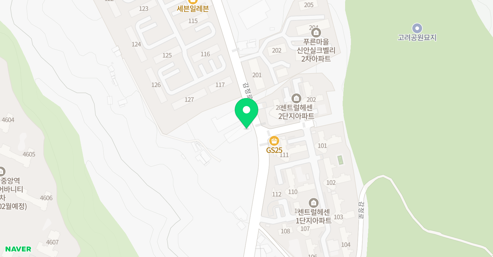삼성리틀썬더스농구교실 김포점 위치