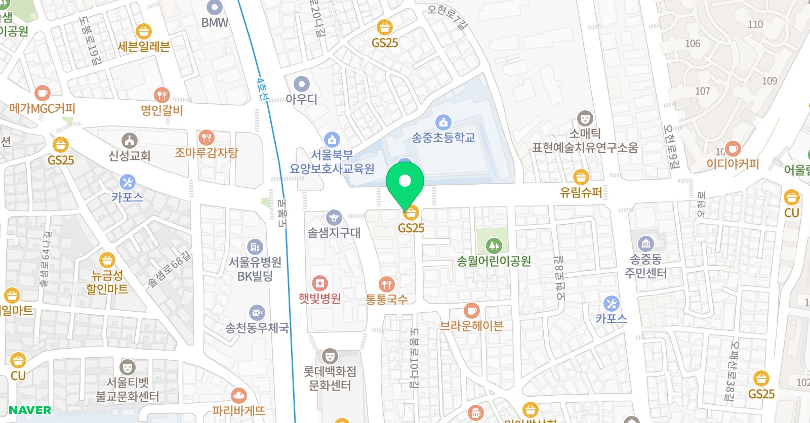 유니팝그림이야기 미술교습소 위치