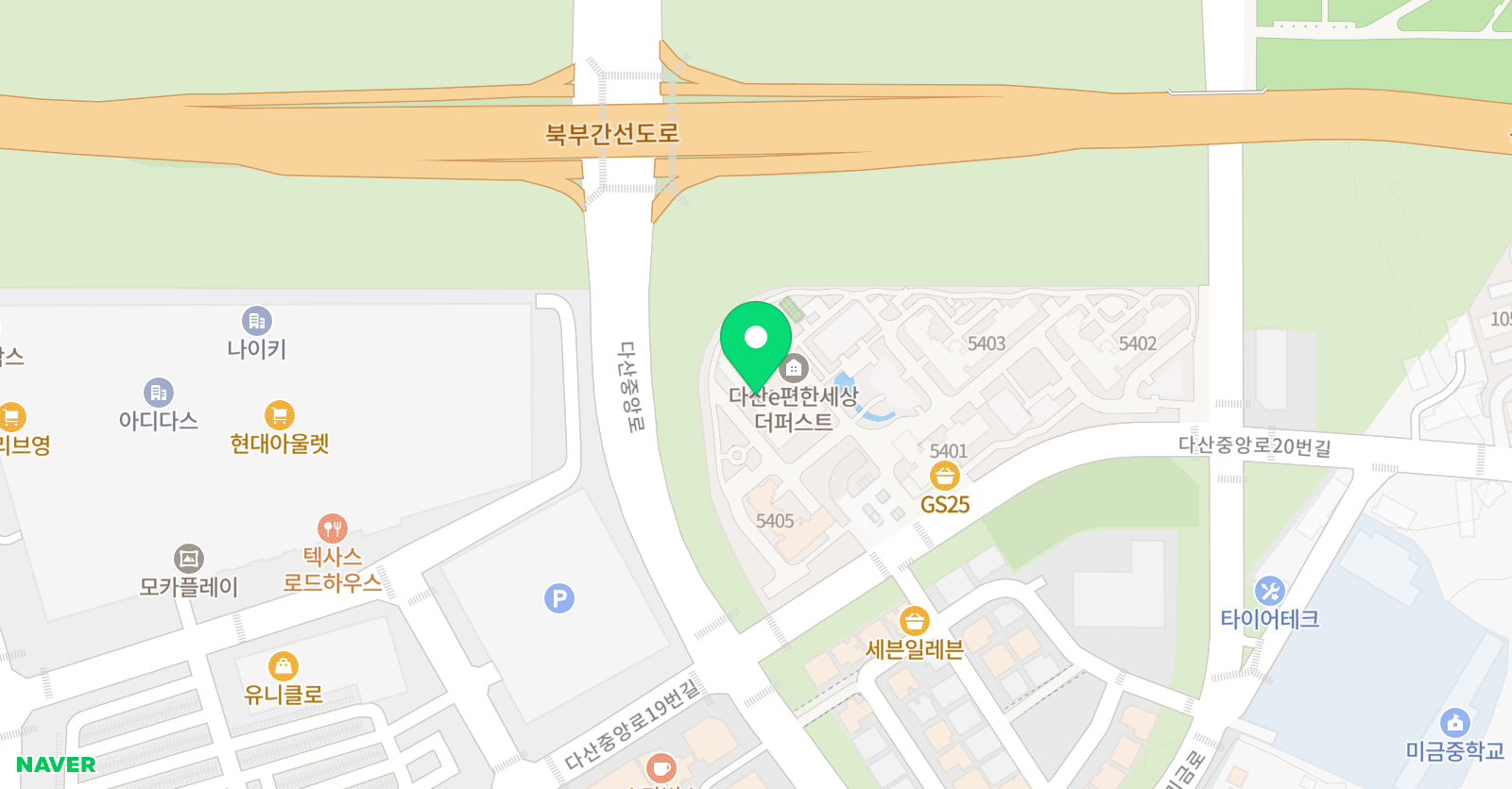 아소비 남양주다산이편한더퍼스트점 위치