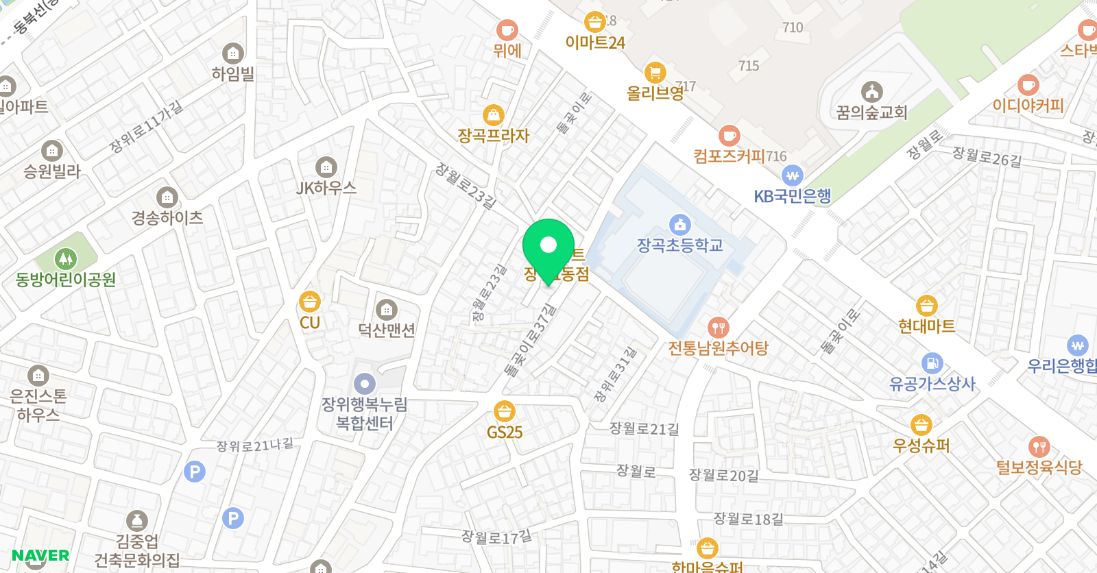 꿈의숲 피아노음악교습소 위치