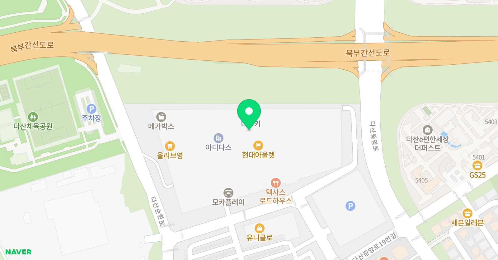 AAFC현대 스페이스원 위치