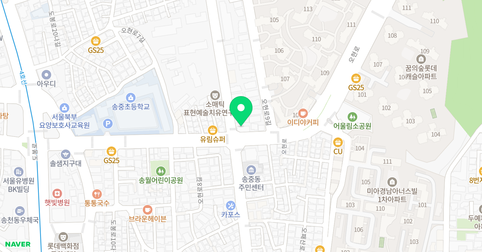 명문 학원 위치