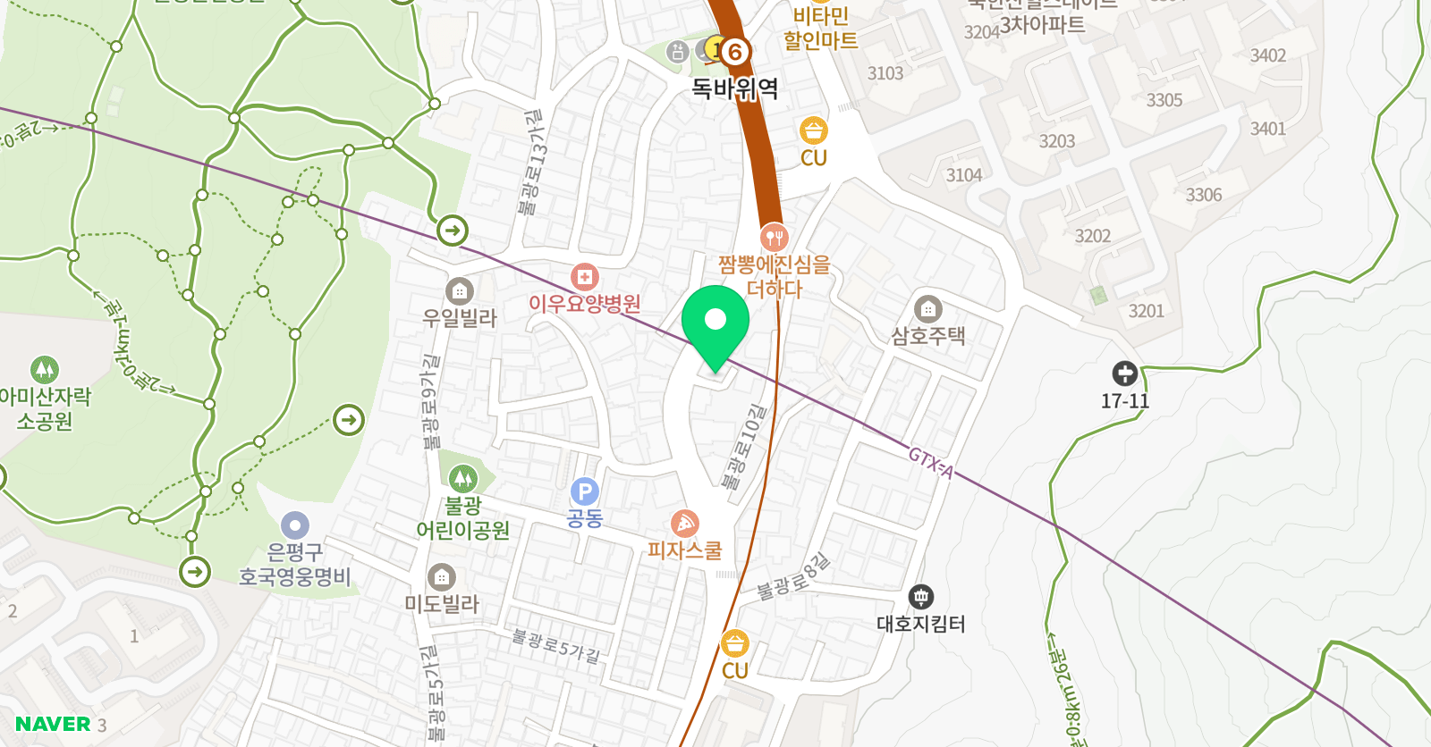 다인재아트 음악학원 위치
