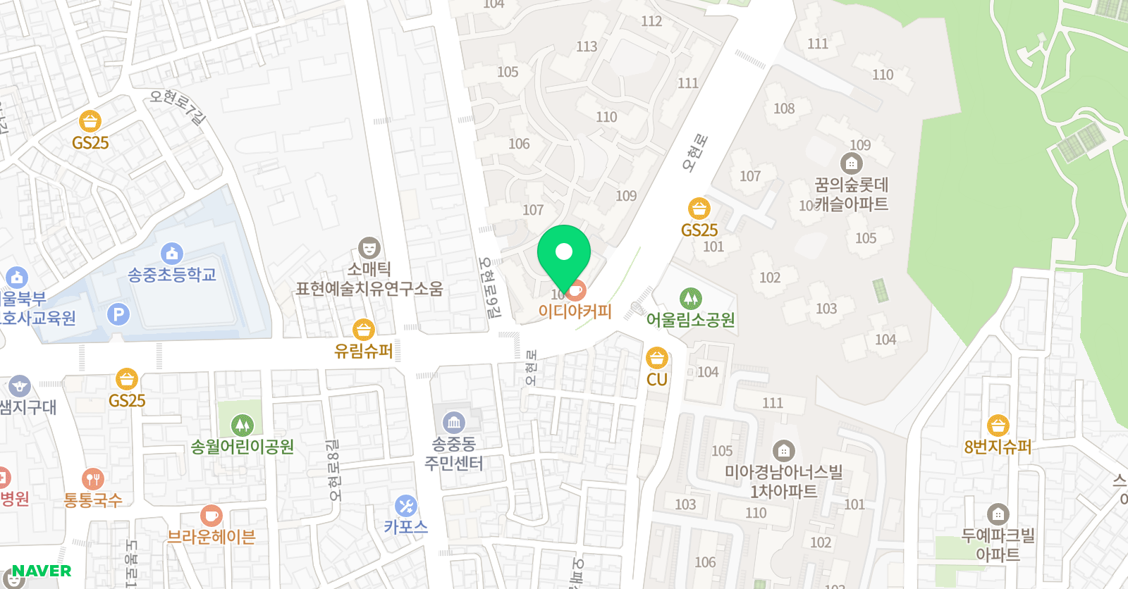 삼성 영어 강일학원2관 위치