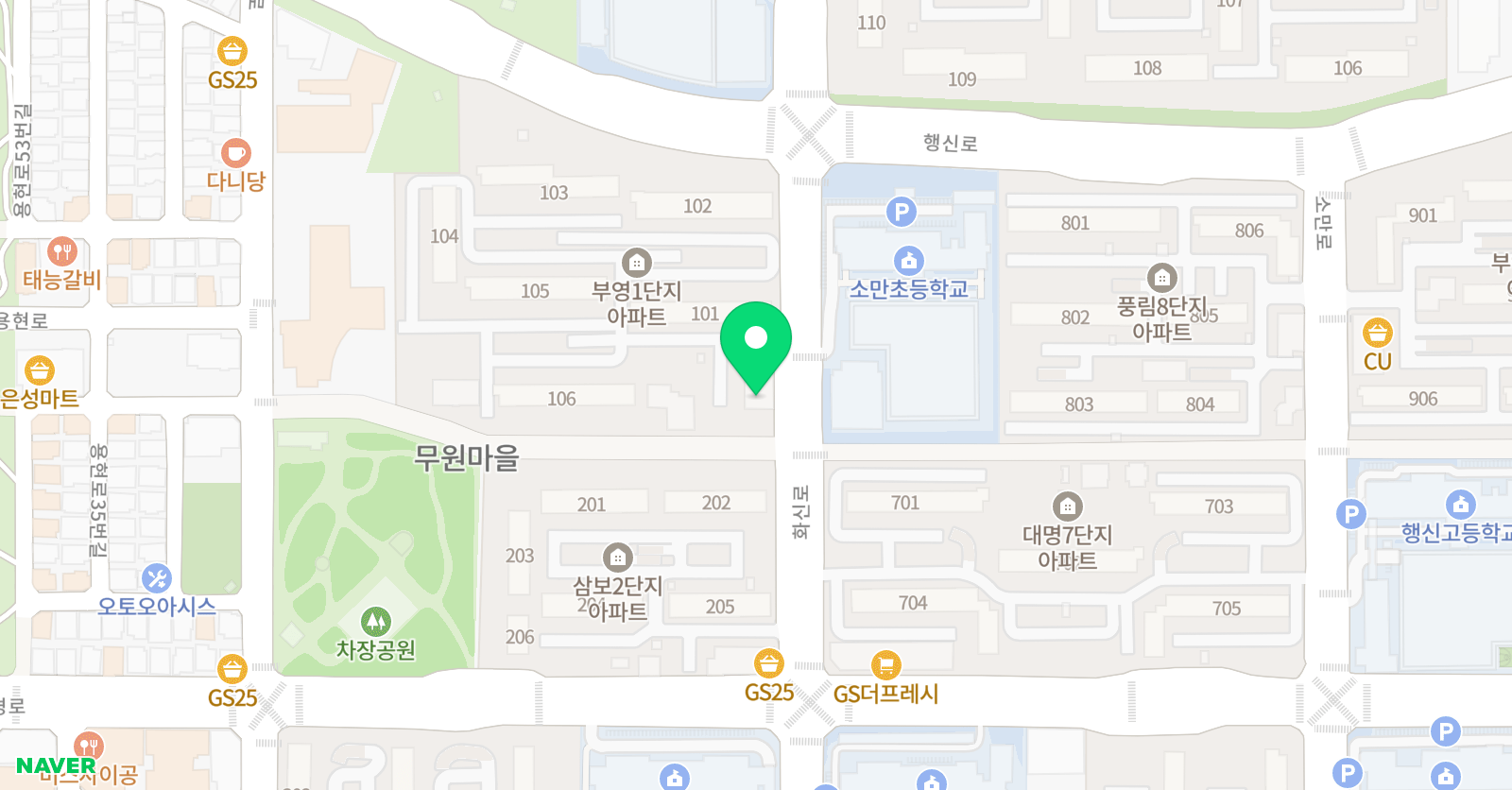 음악나라 음악학원 위치