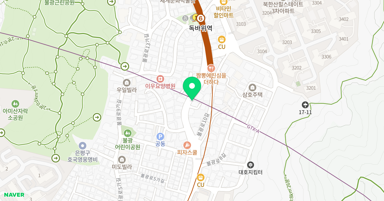 다인재아트 미술교습소 위치