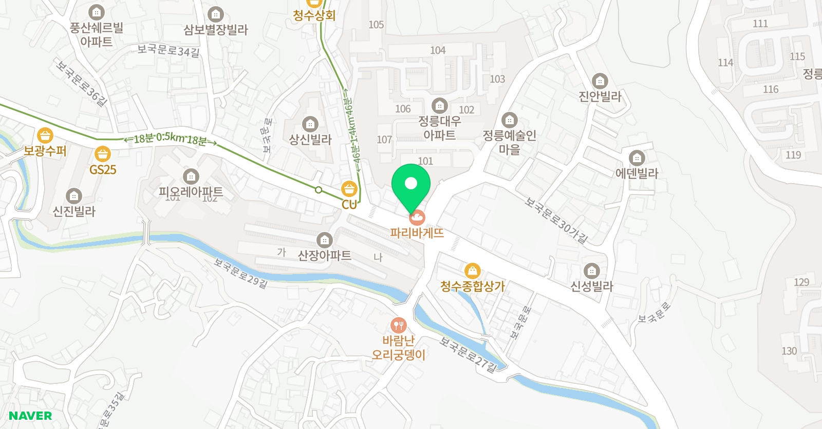 윤선생우리집앞 영어교실 정릉서부점 위치