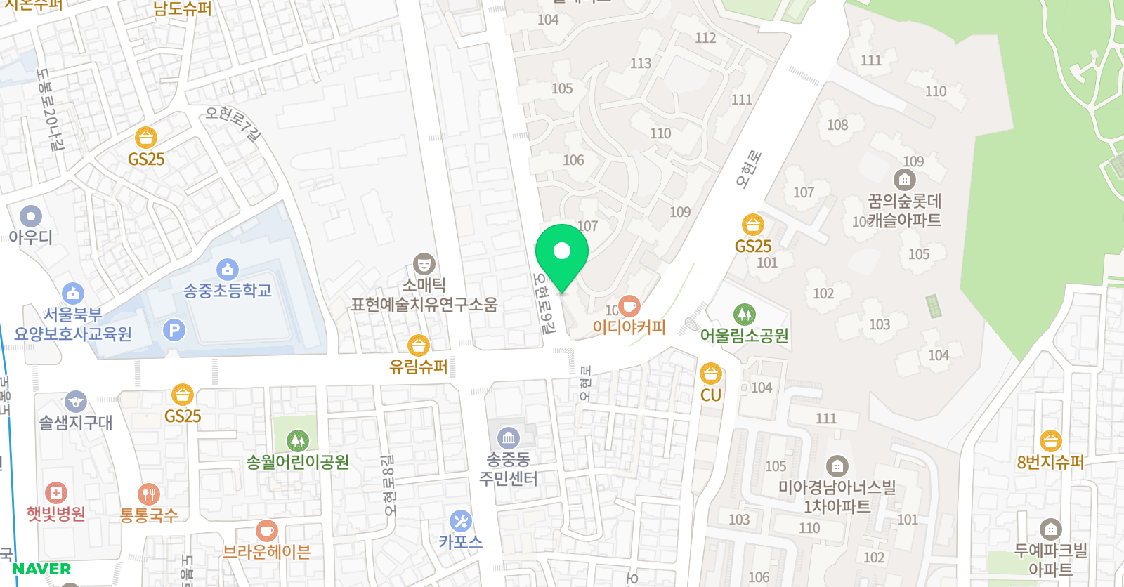 경희대 킹 태권도 위치