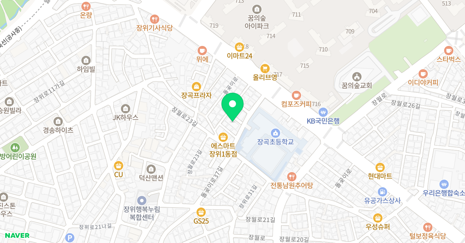 EiE고려대 어학원 성북장위캠퍼스 위치