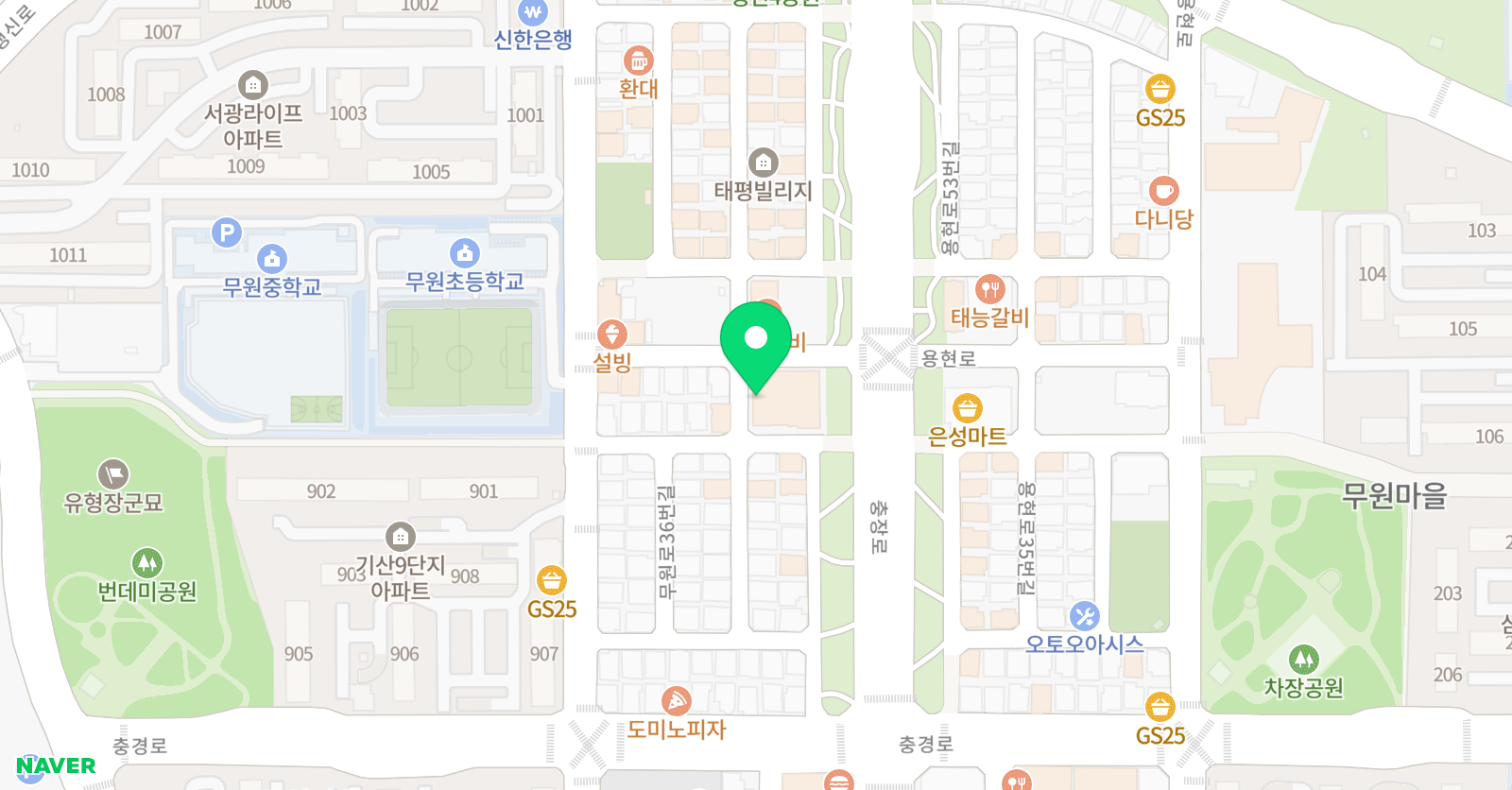 솔루니 무원교습소 위치