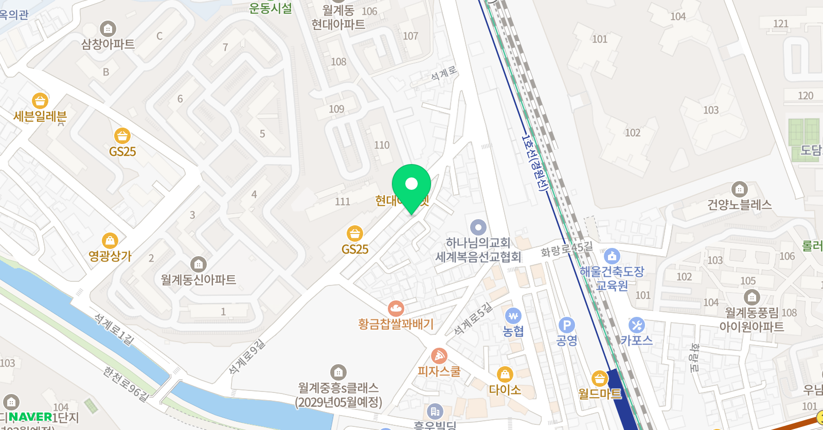YH 에꼴무용학원 위치