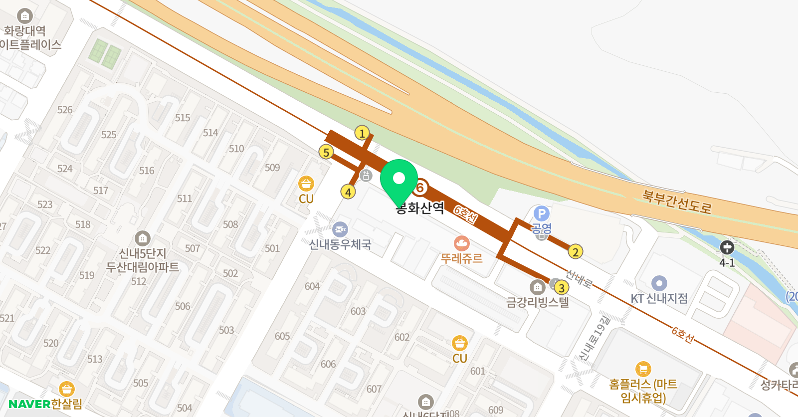 시그마 수학학원 봉화캠퍼스 위치