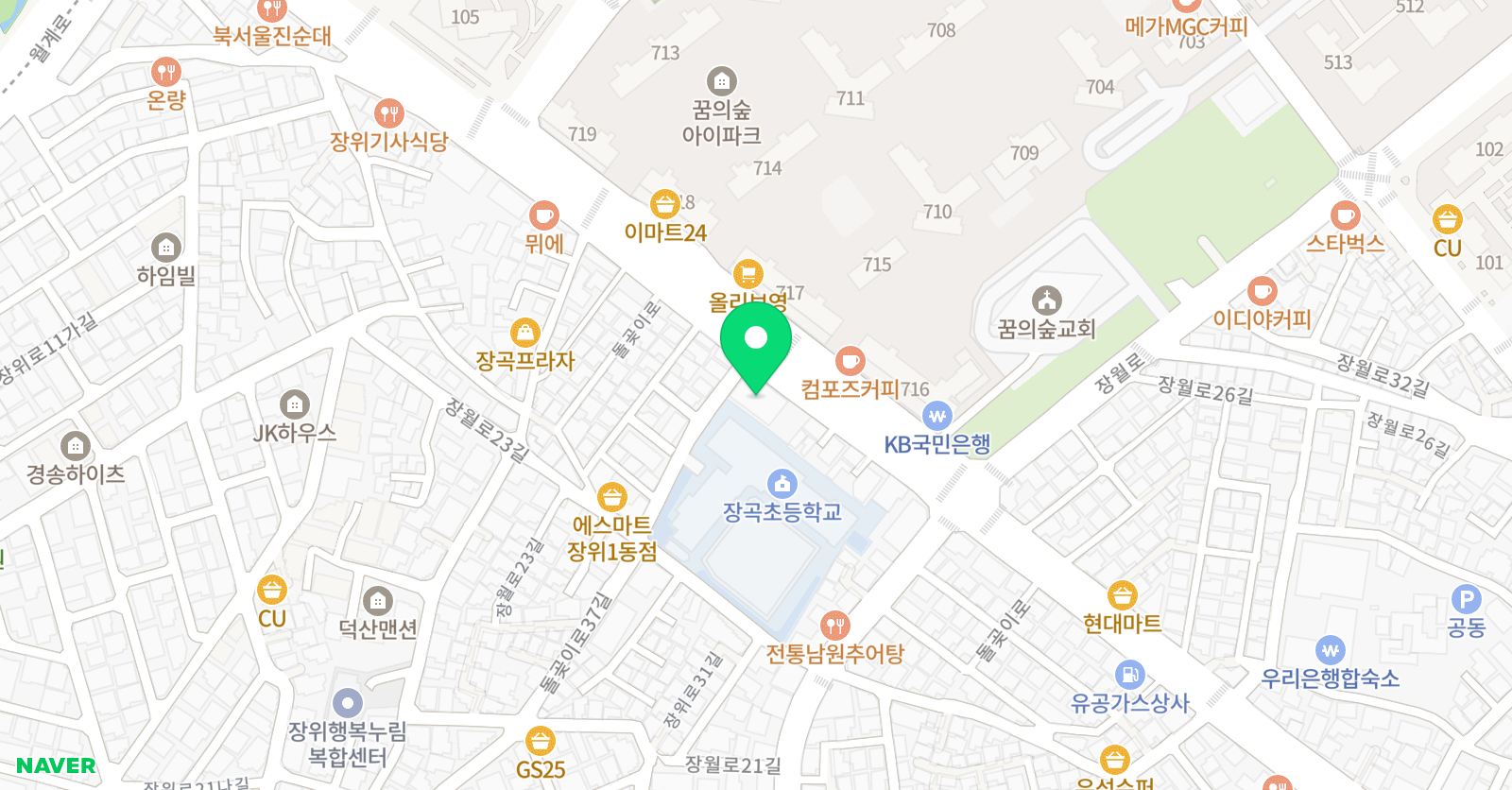 삼성 영어셀레나 북서울꿈의숲학원 위치