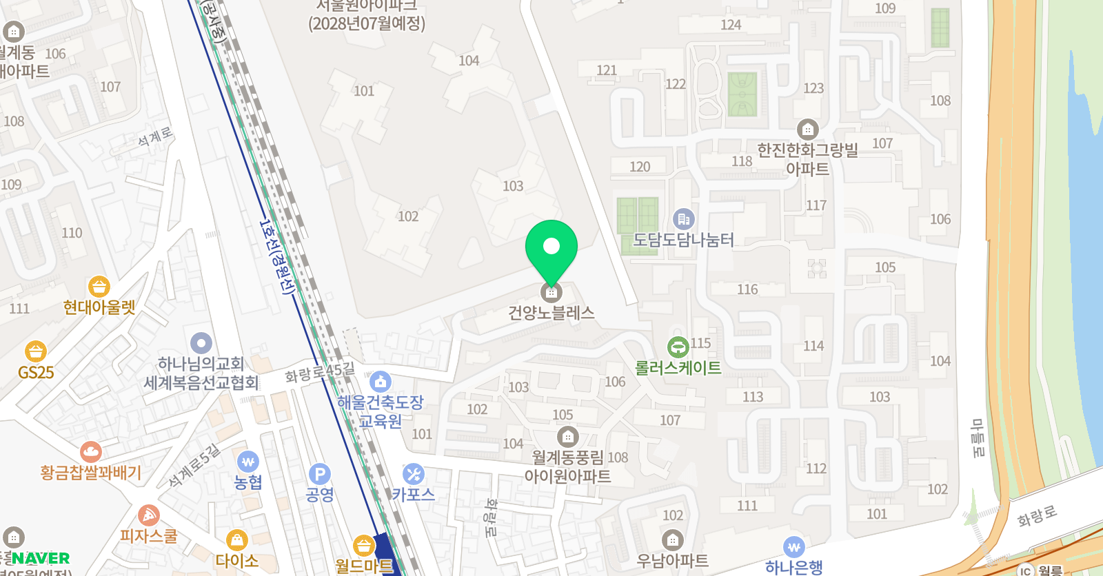 아소비 노원월계그랑빌점 위치