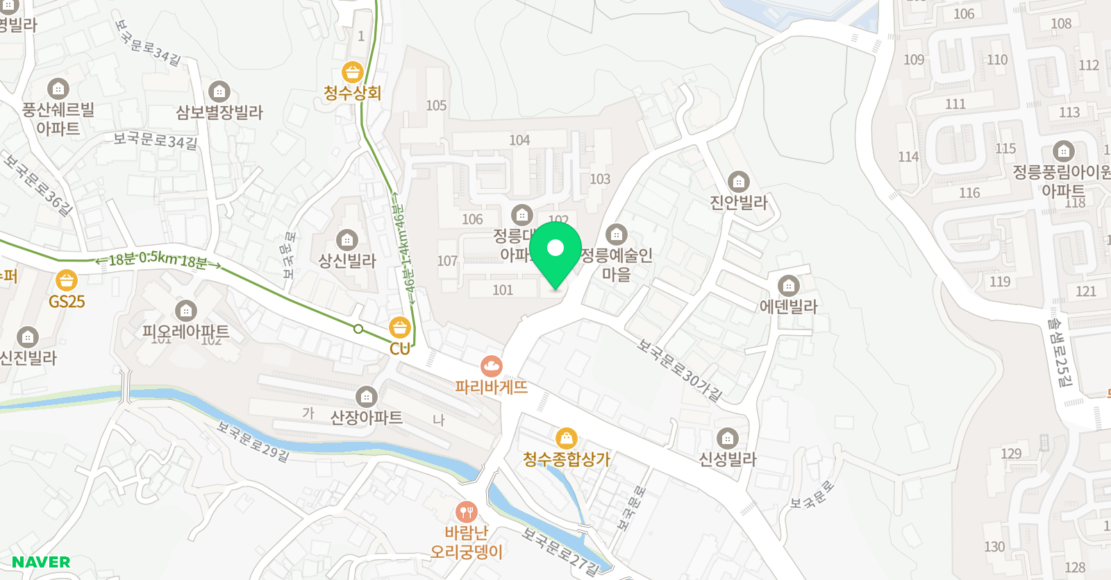 화랑 태권도 위치