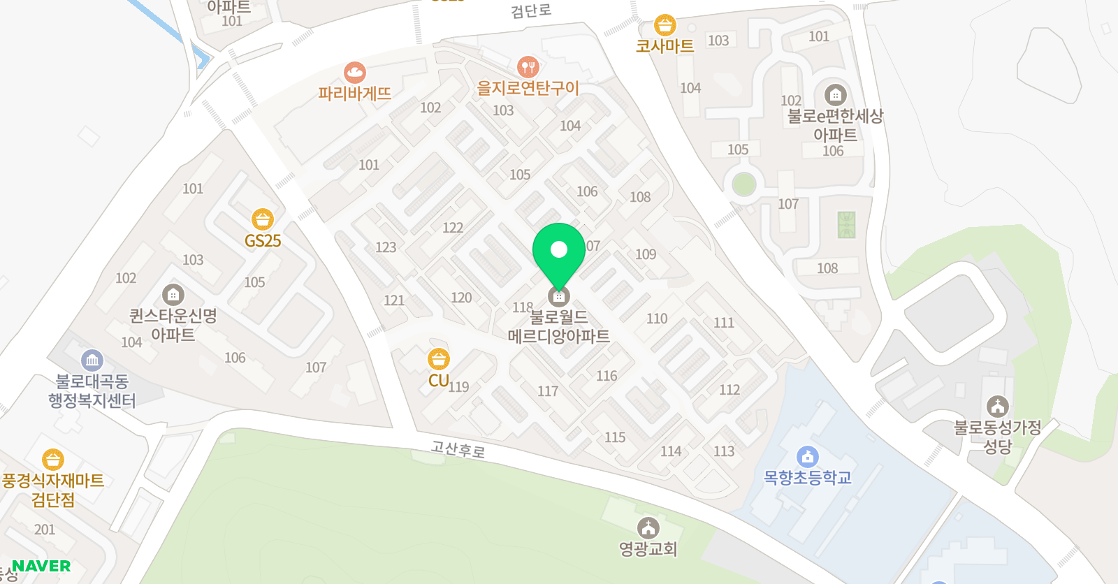 불로키즈 태권도 위치
