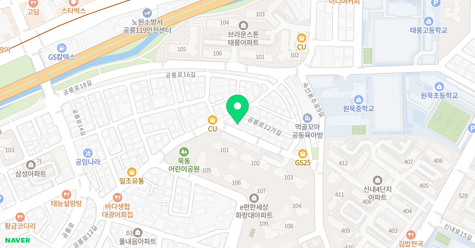 바나나앤드 미술교습소 위치