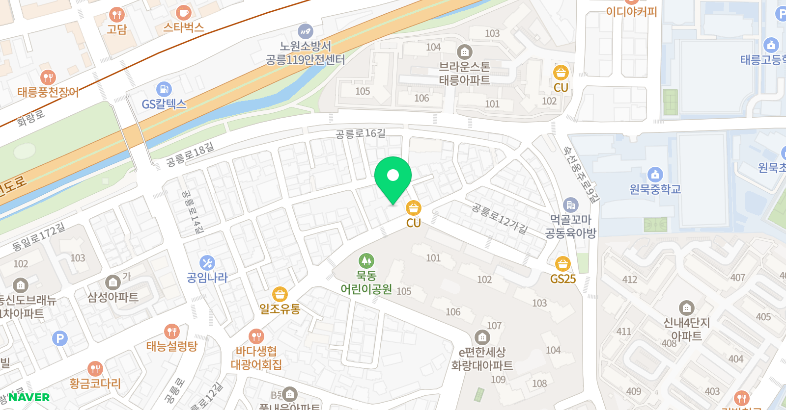 마음열기 태권도장 위치
