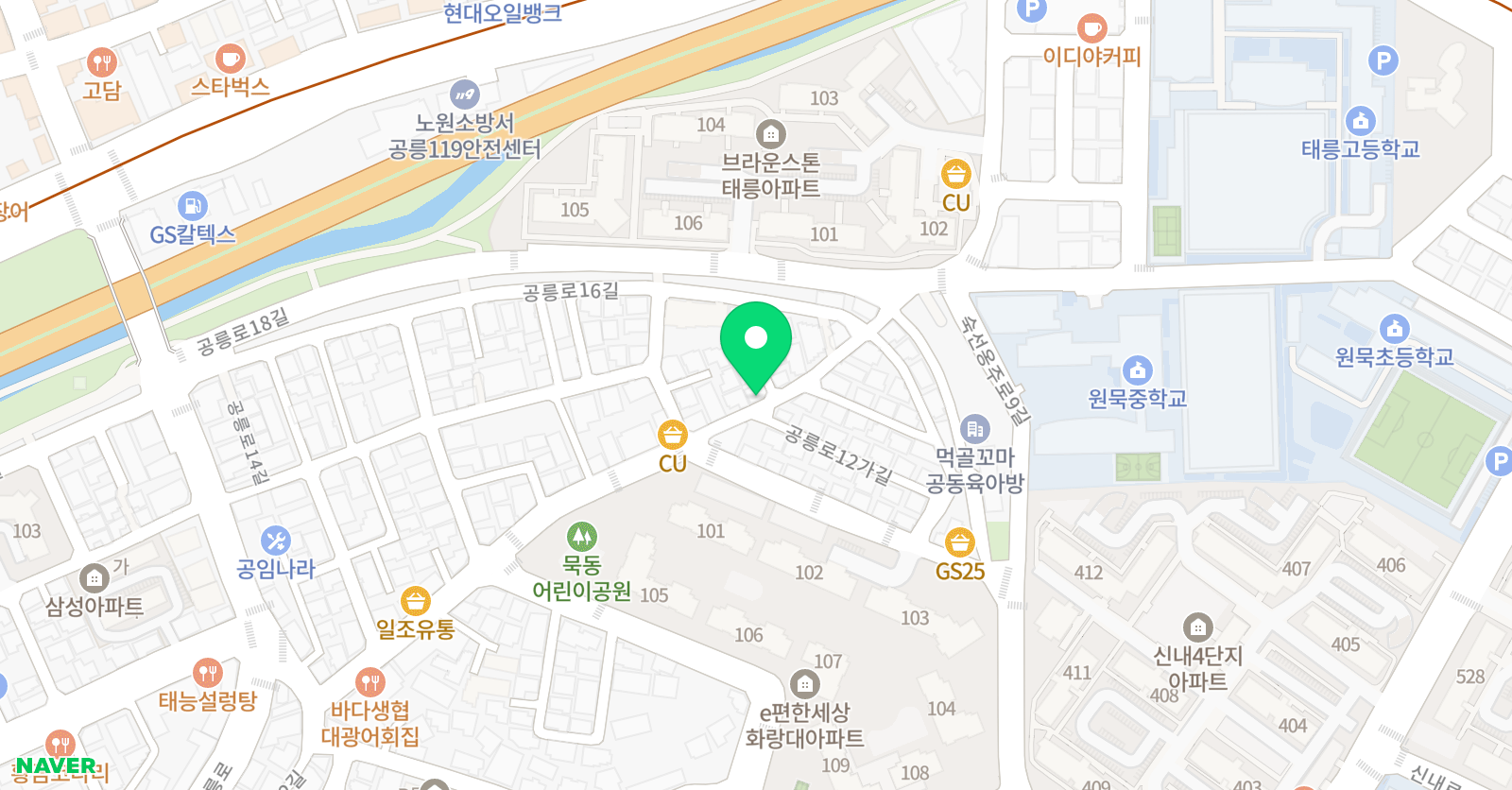 한우리독서토론논술 중랑원묵교습소 위치