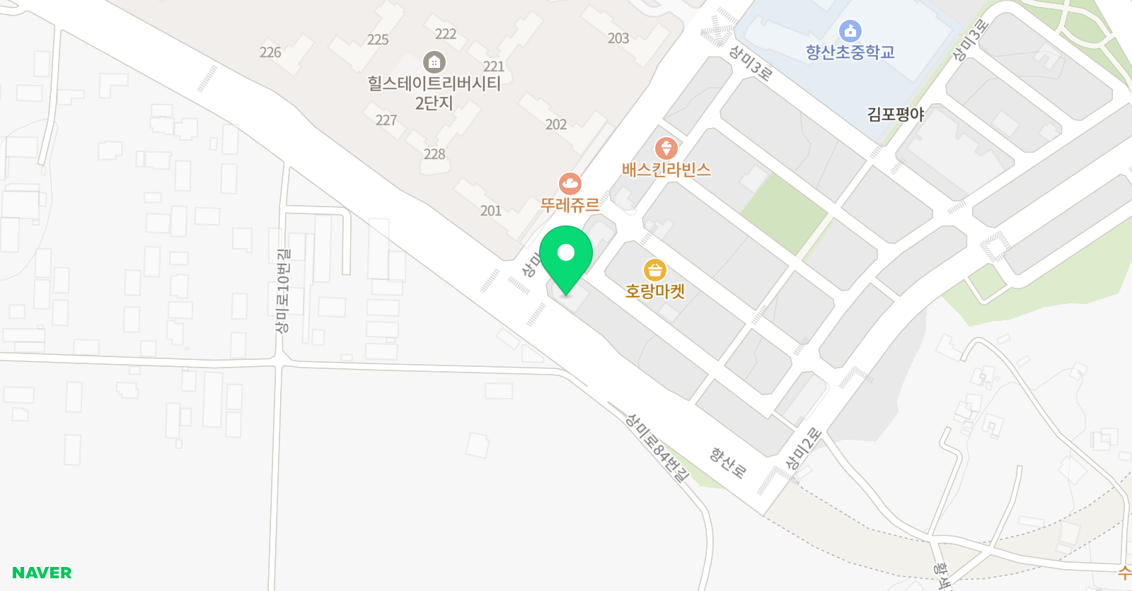하이노크영어학원 위치