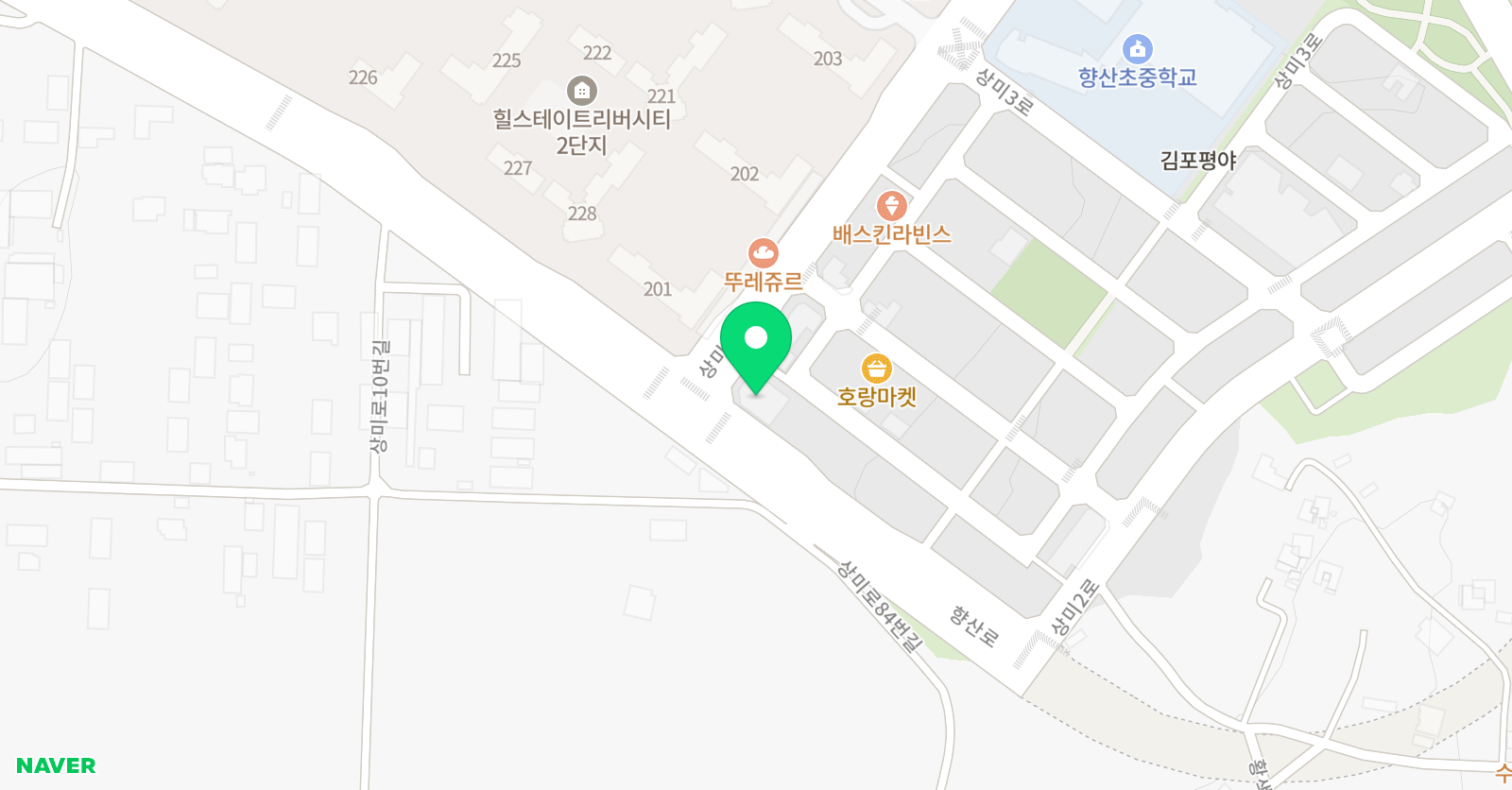 에스앤케이 음악학원 위치