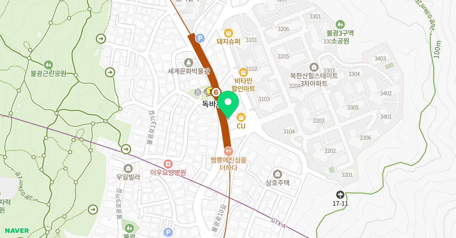 리드인 은평불광센터점 위치