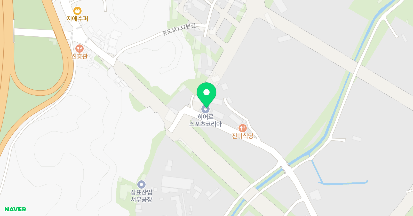 히어로스포츠코리아 위치