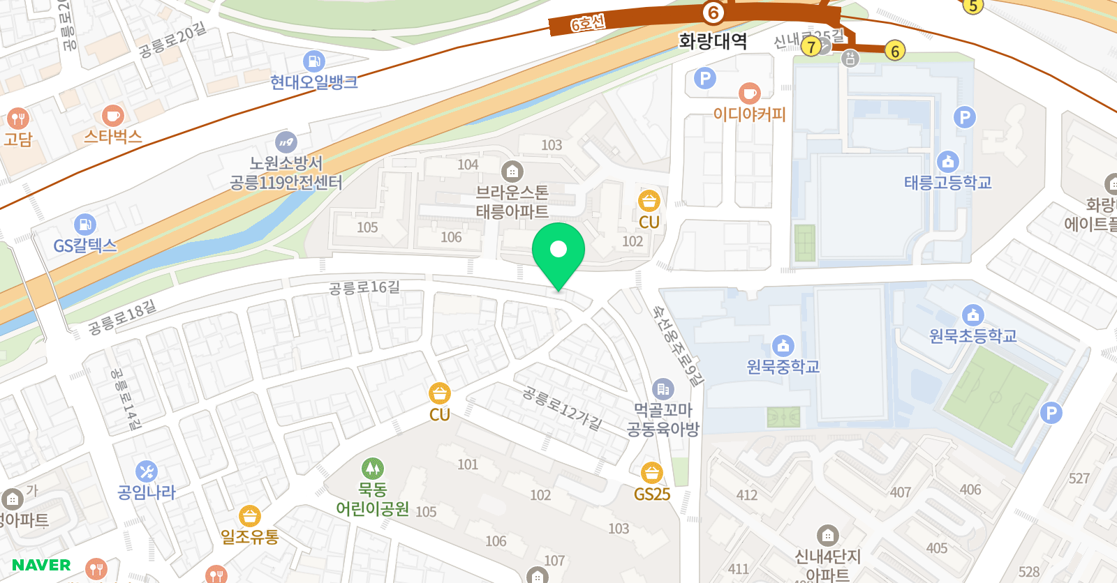 스마트해법 수학 묵동브라운스톤점 위치