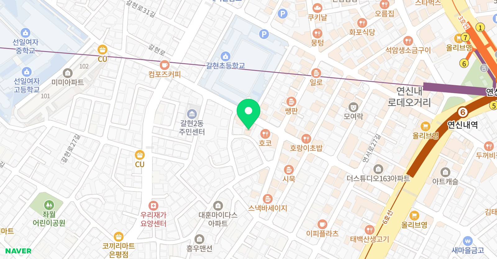 홍익아트아뜰리에 미술교습소 위치
