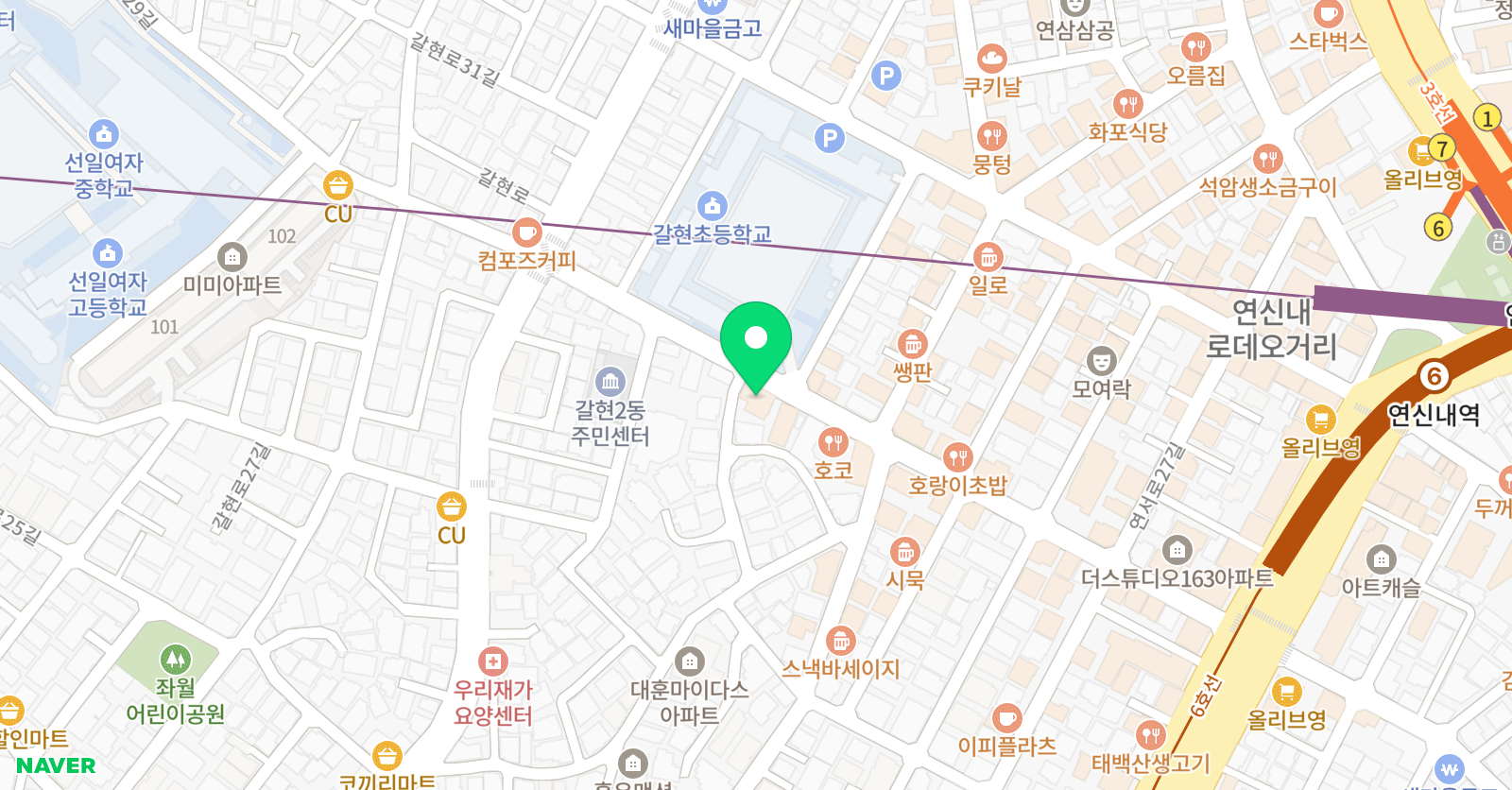 미뎀뮤직아카데미 학원 위치