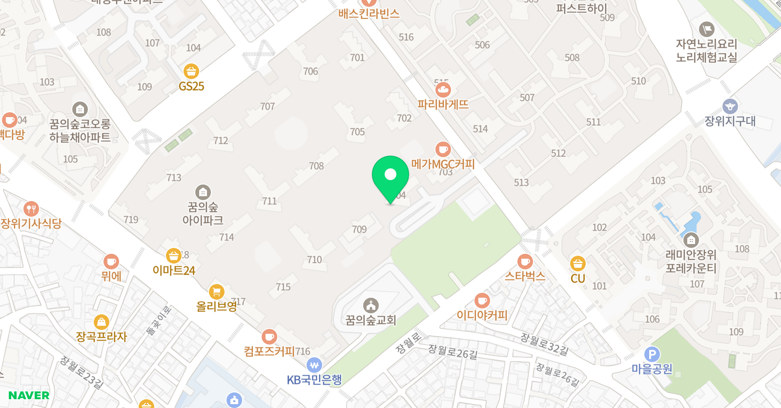 홍익 정미술 위치