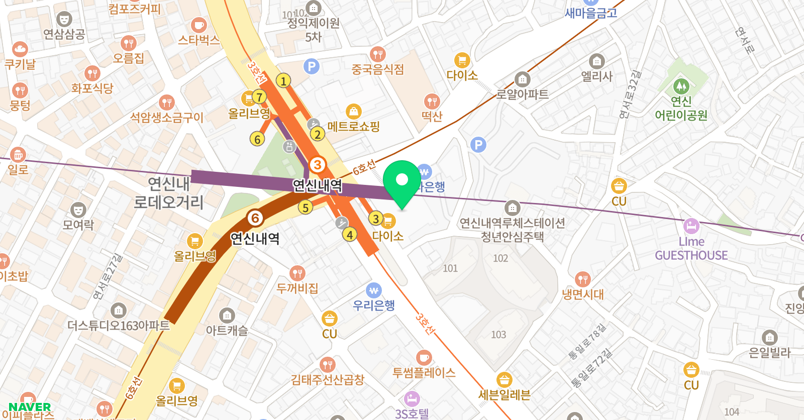 씨앤씨 미술학원 은평캠퍼스 위치