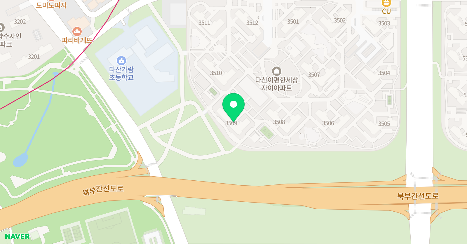 키즈엔 리딩 다산가람 위치