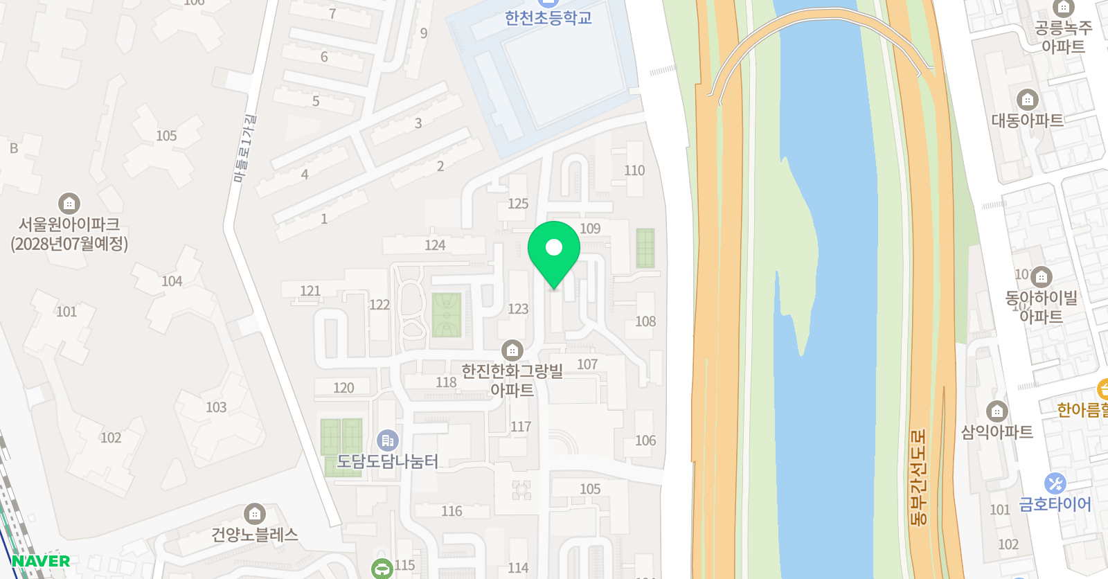 튼튼 영어마스터클럽 노원월계점 위치