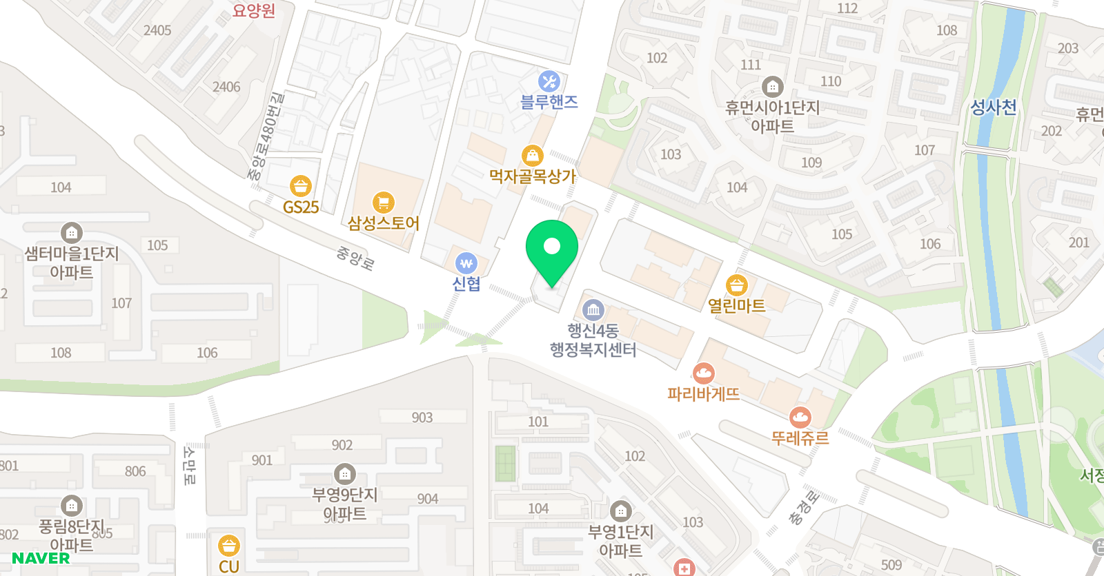 YBM 잉글루 서정캠퍼스 위치