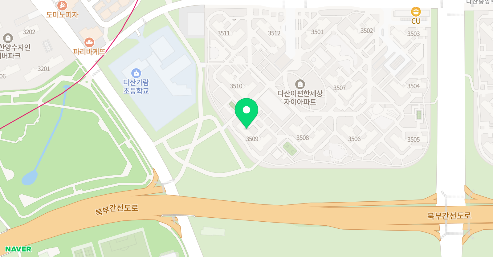 기탄사고력교실 다산이편한자이점 위치