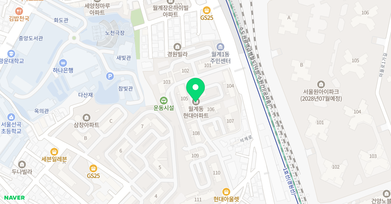 백일홍 천지 태권도 위치