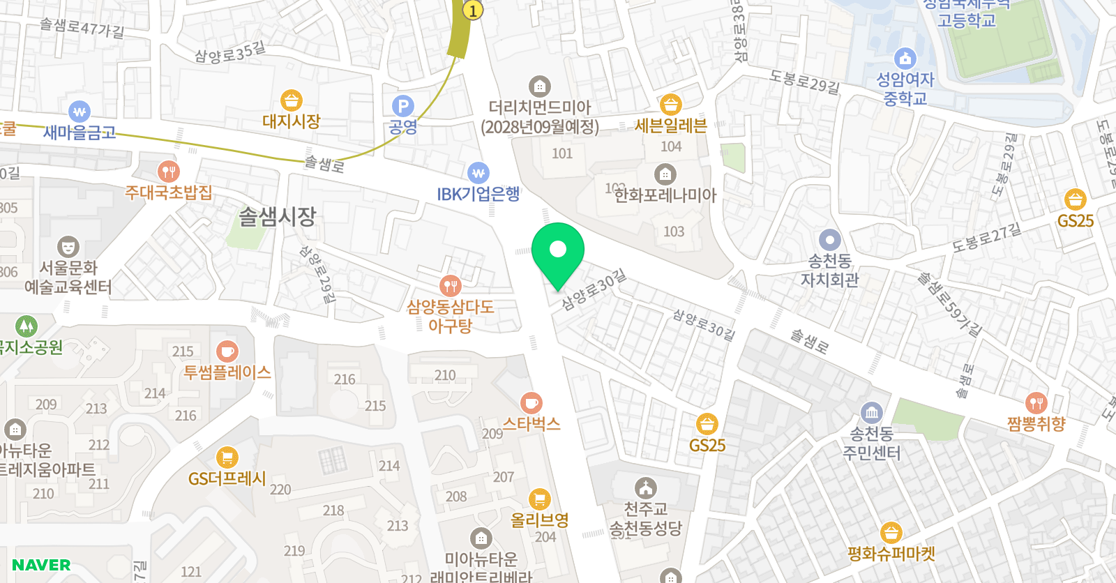 LIM 실용음악학원 위치