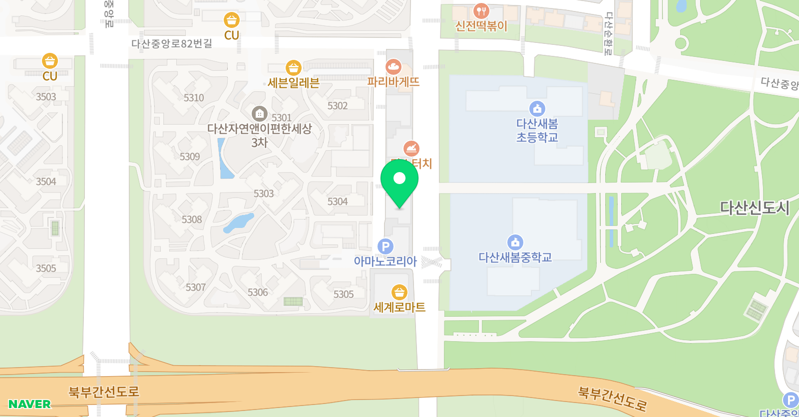 바른 수학학원 위치