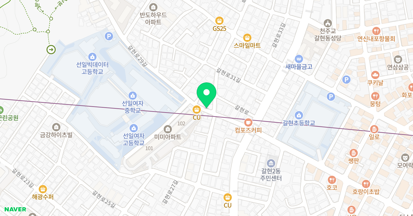 수학의힘 학원 위치