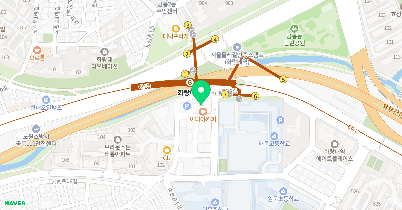 스카이프렙 영어수학전문학원 위치
