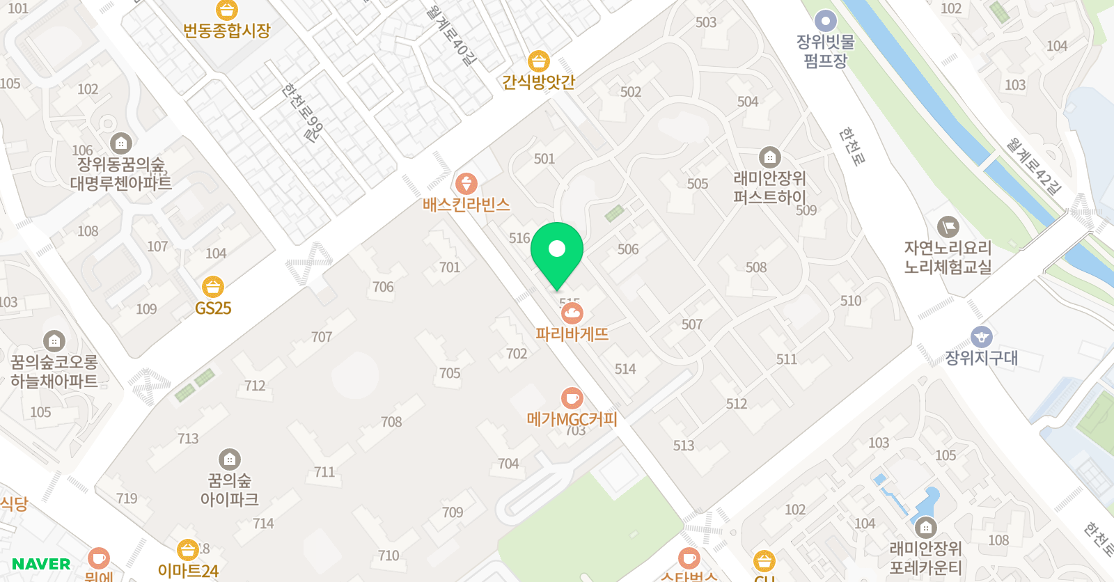 원모아 독서논술 위치