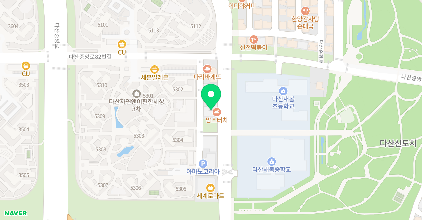 만만 과학학원 위치