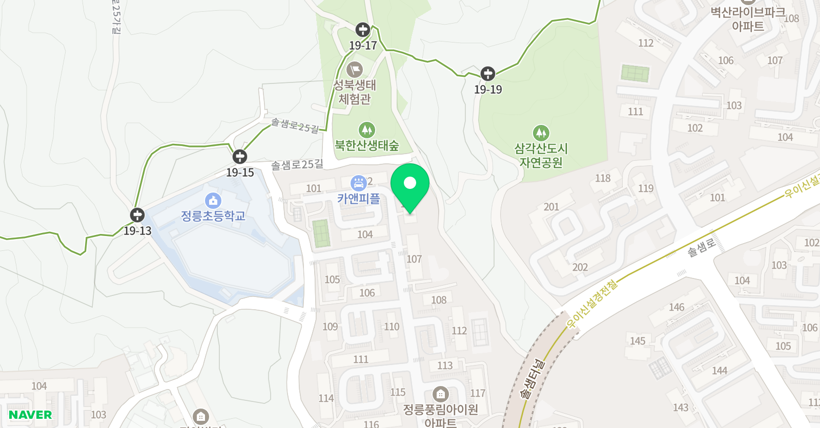 푸르넷 공부방 김향미공부방 위치