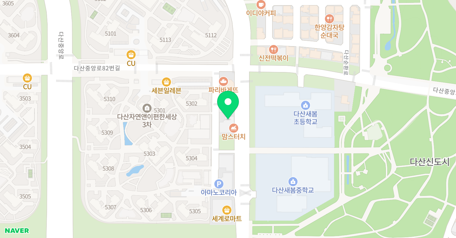 매쓰플래닛 학원 위치