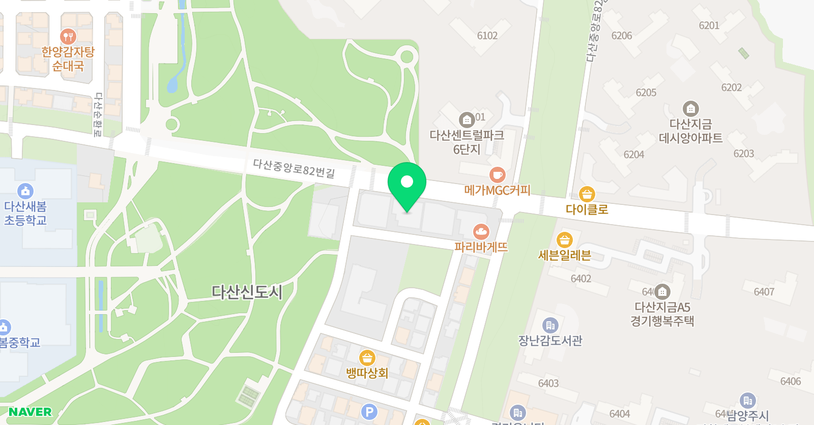 라이트스콜라키즈 다산캠퍼스 위치
