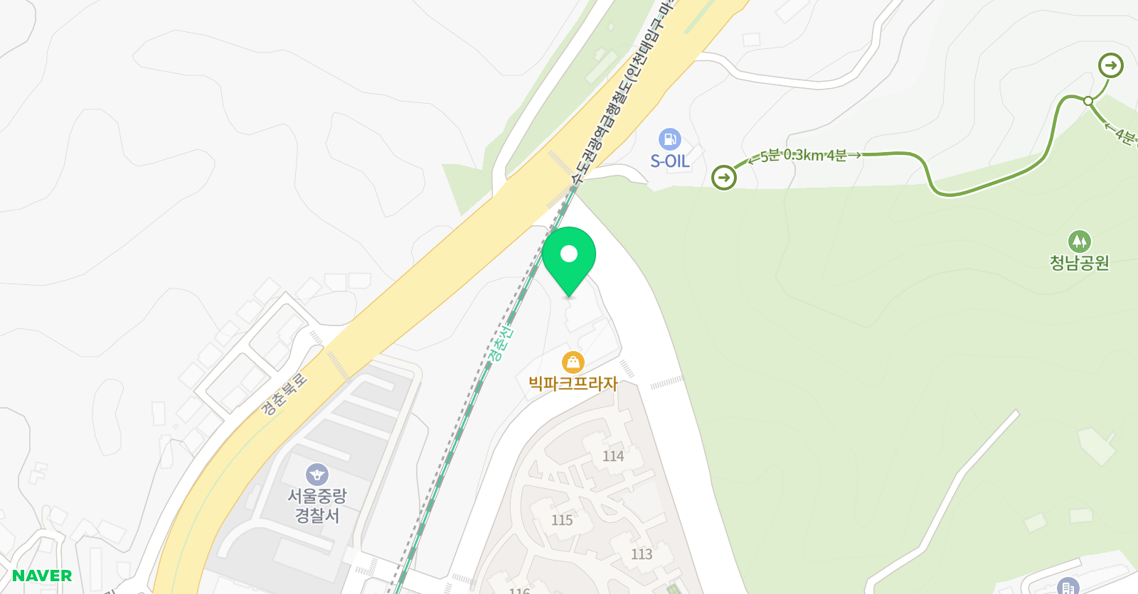 베리타스 잉글리시 학원 위치