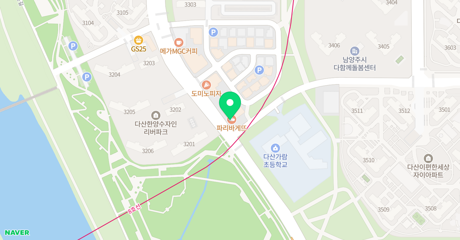 제임스리딩 다산 영어학원 위치