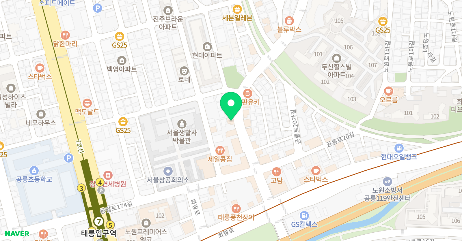 퍼스트명문 학원 위치