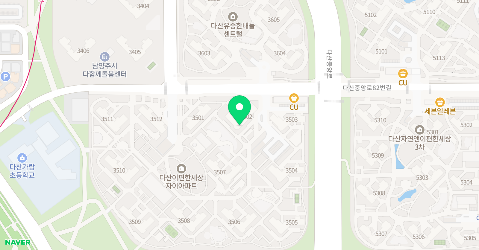 스마트해법 수학 e편한세상자이점 위치